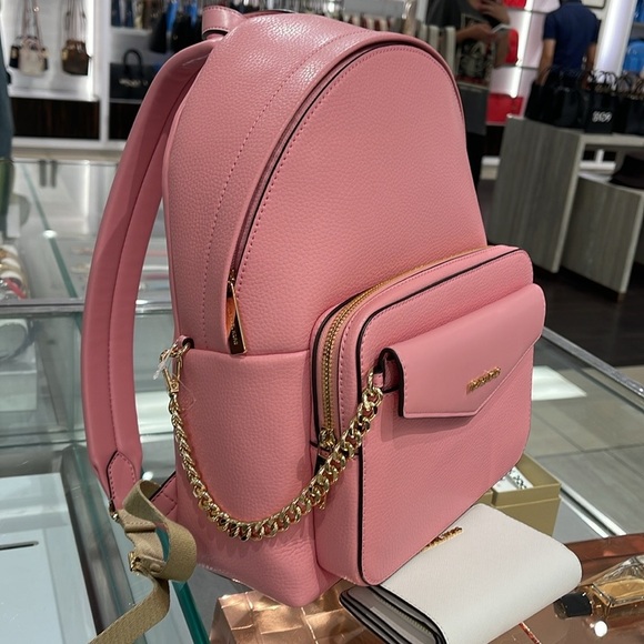 MICHAEL KORS Maisie Medium Pebbled Leather 2-in-1 Backpack
Carnation 
NWT main image 13
